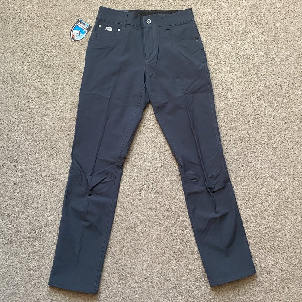 KUHL Resistor Jean 30x34 Klassik Fit Stretch Water Resistant Carbon Gray NWT